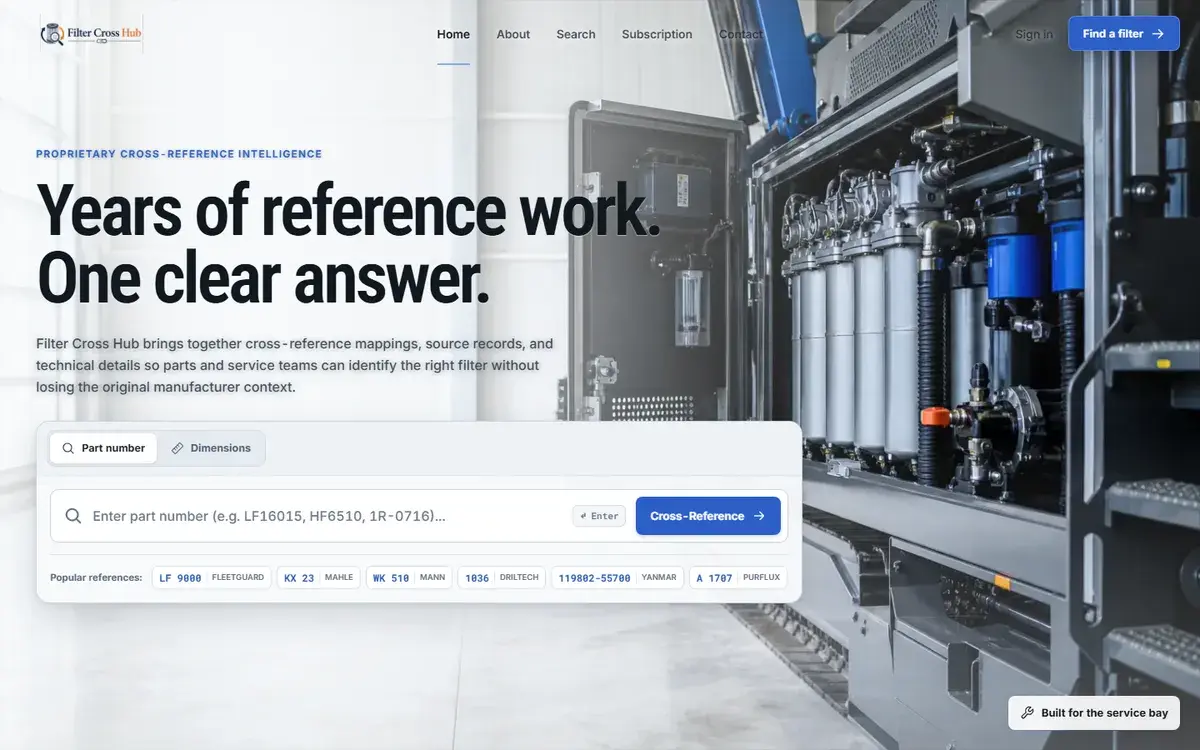 FilterCrossHub screenshot