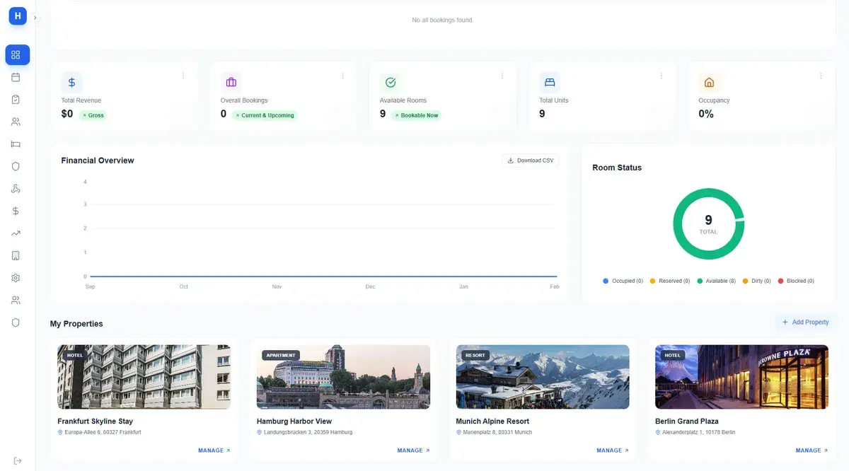 Hotel Booking Engine screenshot